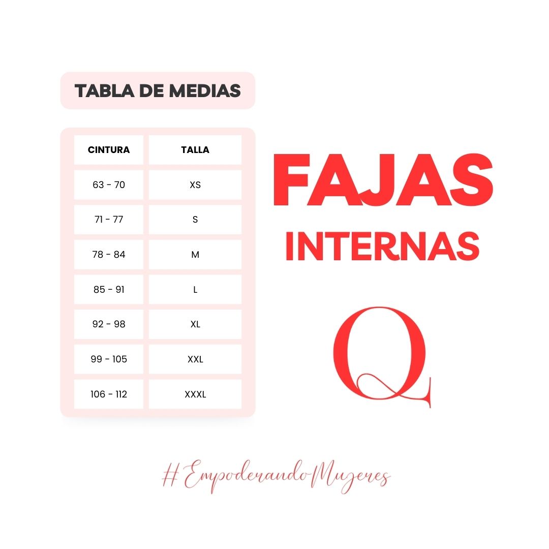 FAJA DE ALTA COMPRESION - USO INTERNO