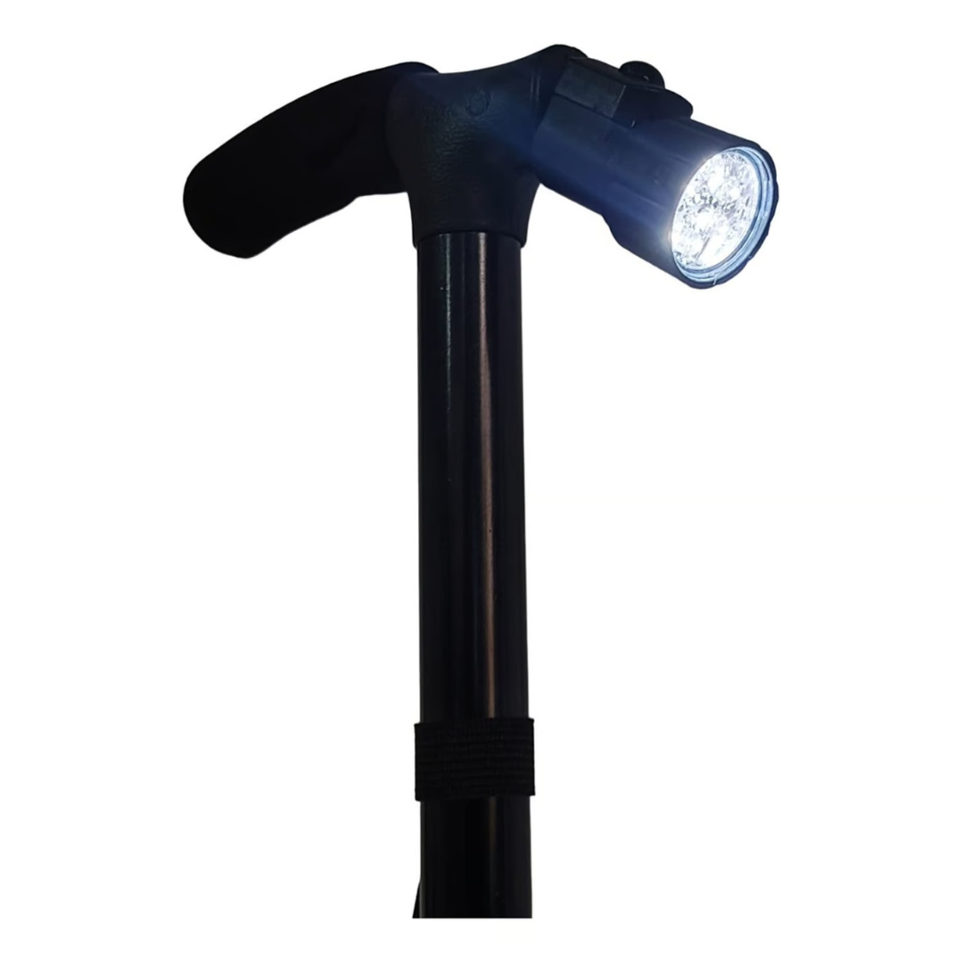 Bastón Para Caminar Plegable Con Luz LED