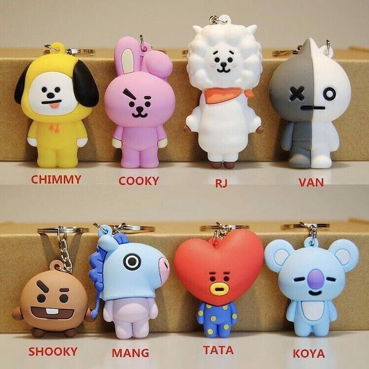 PACK DE 8 LLAVEROS BTS!!!