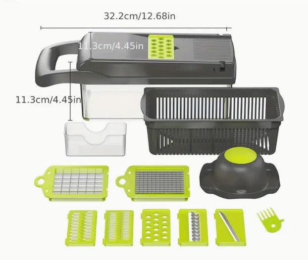 Cortador de Verduras Multifunción 14en1
