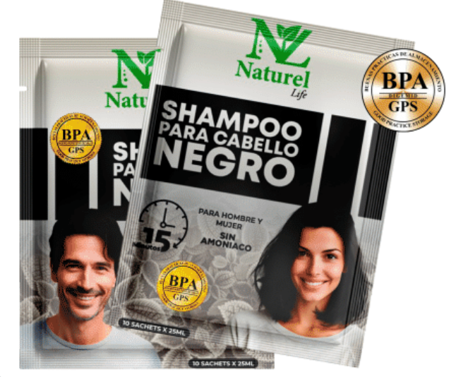 Shampoo Anticanas negro Naturel
