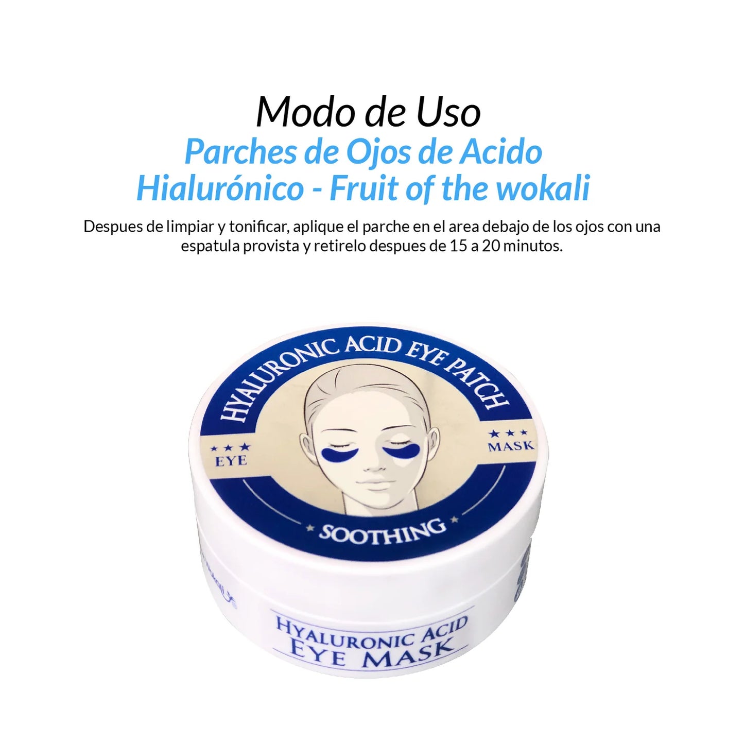 Mascarillas para Ojeras Acido Hyaluronic