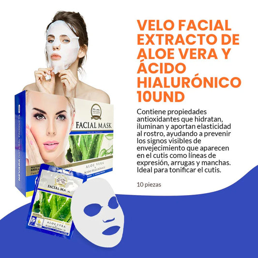facial extracto de aloe vera y ácido hia