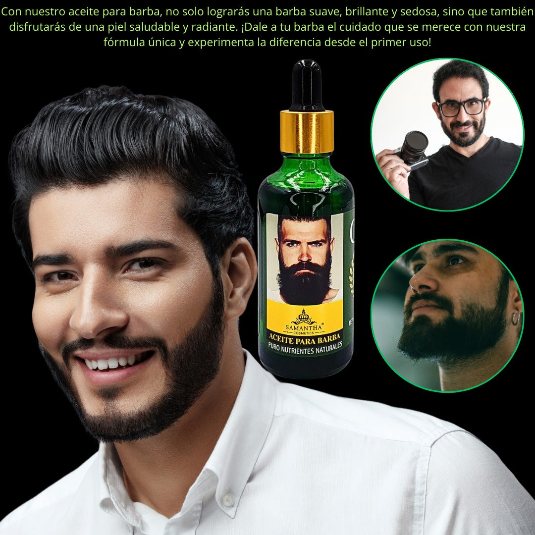 Aceite para barba con Argán Y Ricino 50