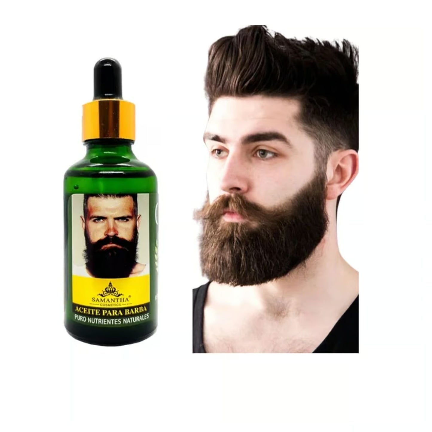 Aceite para barba con Argán Y Ricino 50