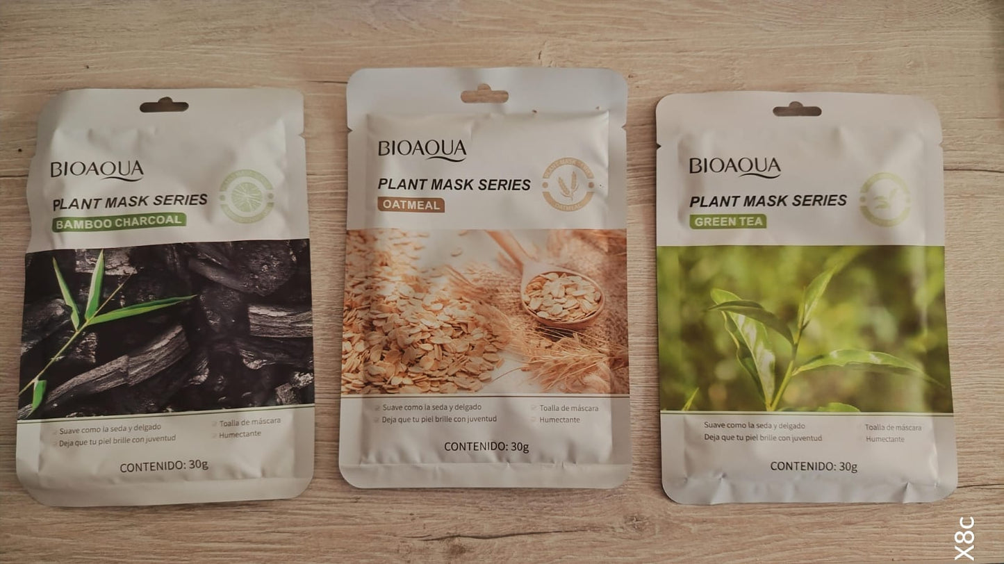 MASCARILLAS BIOAQUA ,  TRIO PERFECTO